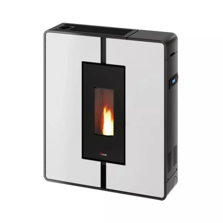 Cadel - piecyk na pellet Tile Plus 10 biały 10,0 kW