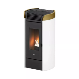 Cadel - piecyk na pellet Fenice 11 biały 10,5 kW
