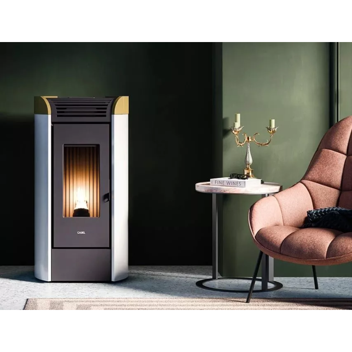 Cadel - piecyk na pellet Fenice 11 antracytowy 10,5 kW