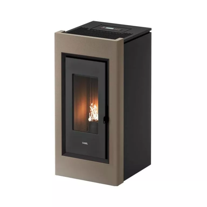Cadel - piecyk na pellet Prince 11 jasnobrązowy 10,5 kW