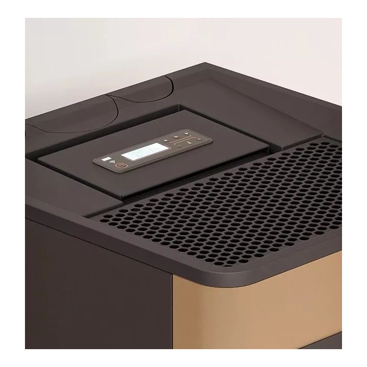 Cadel - piecyk na pellet Kobe Plus 11 szary Titanium 10,5 kW