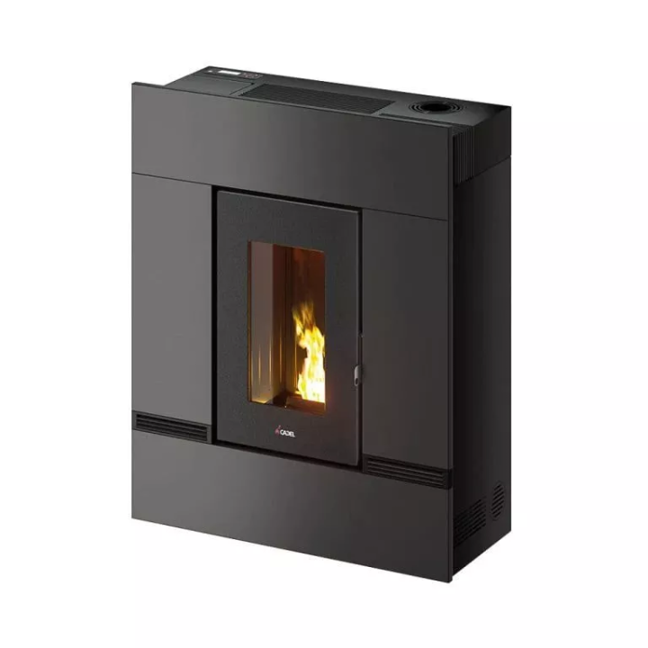 Cadel - piecyk na pellet Mithos Plus 14 Up Twin antracytowy 14,0 kW