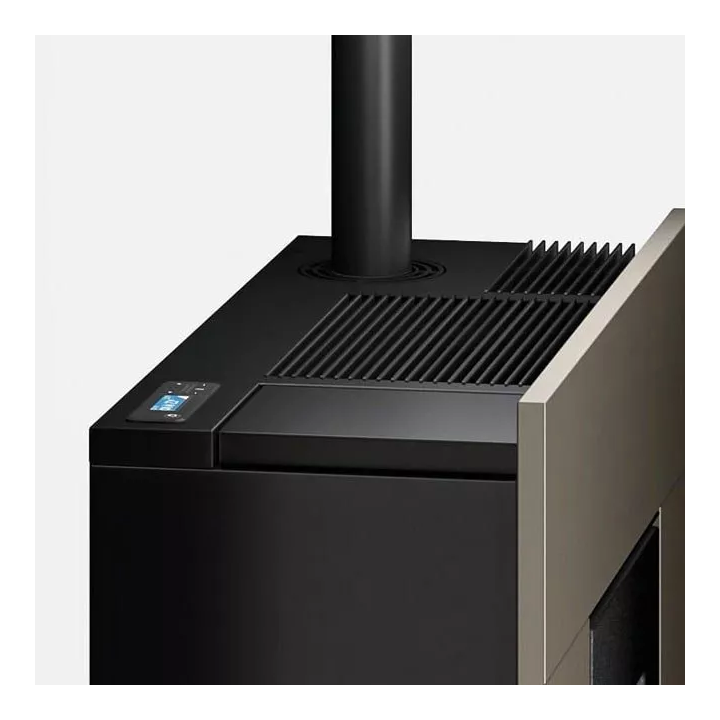Cadel - piecyk na pellet Mithos Plus 14 Up Twin antracytowy 14,0 kW