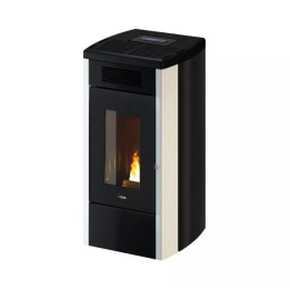 Cadel - piecyk na pellet Atena Plus 14 biały 14,0 kW