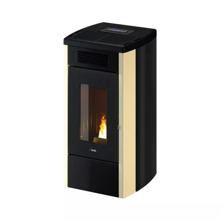 Cadel - piecyk na pellet Atena Plus 14 kość słoniowa 14,0 kW