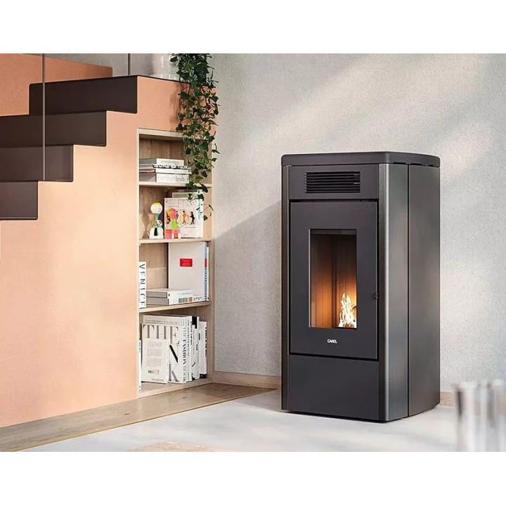 Cadel - piecyk na pellet Atena Plus 14 kość słoniowa 14,0 kW