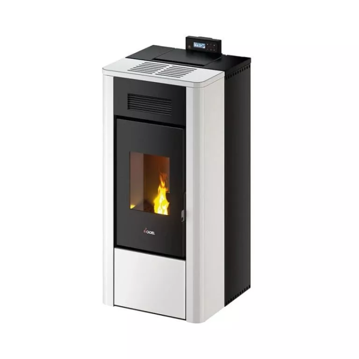 Cadel - piecyk na pellet Hydro River 16 biały 16,1 kW