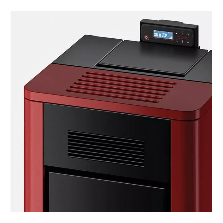 Cadel - piecyk na pellet Hydro River 16 szary Titanium 16,1 kW