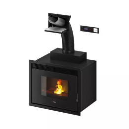 Cadel - wkład na pellet Hydro Saturno 16 czarny 18,0 kW