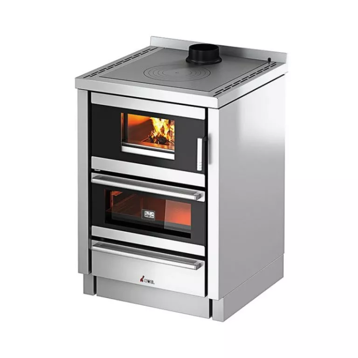 Cadel - kuchnia na drewno Kook 60 4.0 inox 6,2 kW