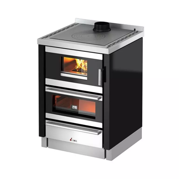 Cadel - kuchnia na drewno Kook 60 4.0 czarny 6,2 kW
