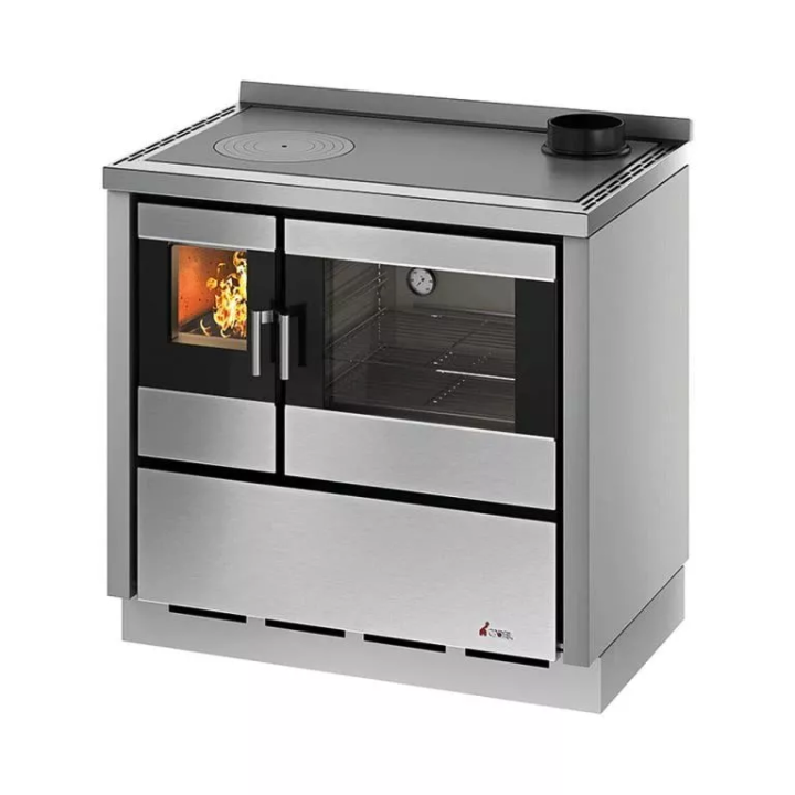 Cadel - kuchnia na drewno Kook 90 4.0 inox 7,5 kW