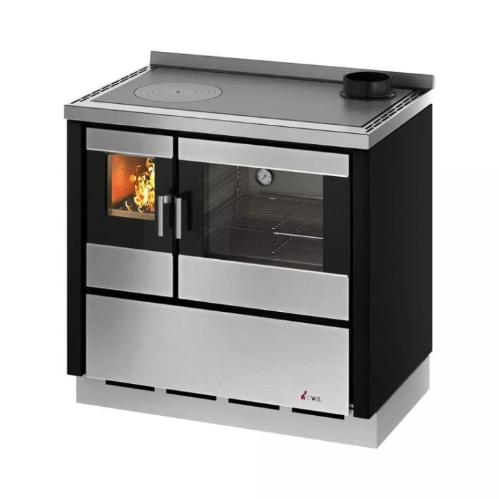 Cadel - kuchnia na drewno Kook 90 4.0 czarny 7,5 kW