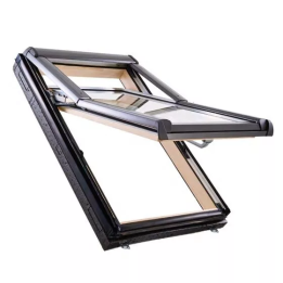 Roto - okno wysokoosiowe Designo R7 H Standard - drewno
