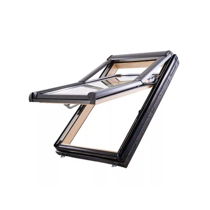 Roto - okno wysokoosiowe Designo R7 H Comfort - drewno