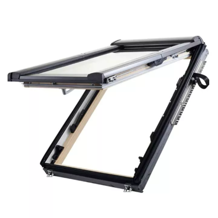 Roto - okno uchylno-wysokoosiowe Designo R8 H Comfort 8C - drewno