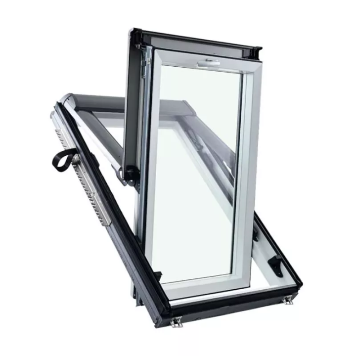 Roto - okno uchylno-wysokoosiowe Designo R8 H Comfort 9G - drewno