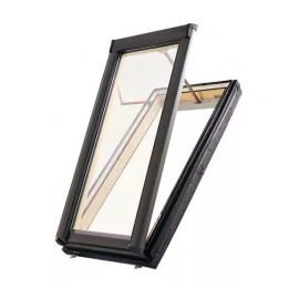 Roto - okno oddymiające Designo R5 H Comfort - drewno