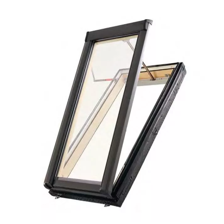 Roto - okno oddymiające Designo R5 H Comfort - drewno