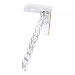 Roto - schody strychowe nożycowe Ecco - aluminium