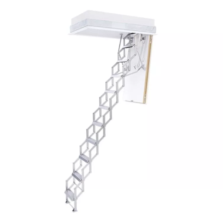 Roto - schody strychowe nożycowe Ecco - aluminium