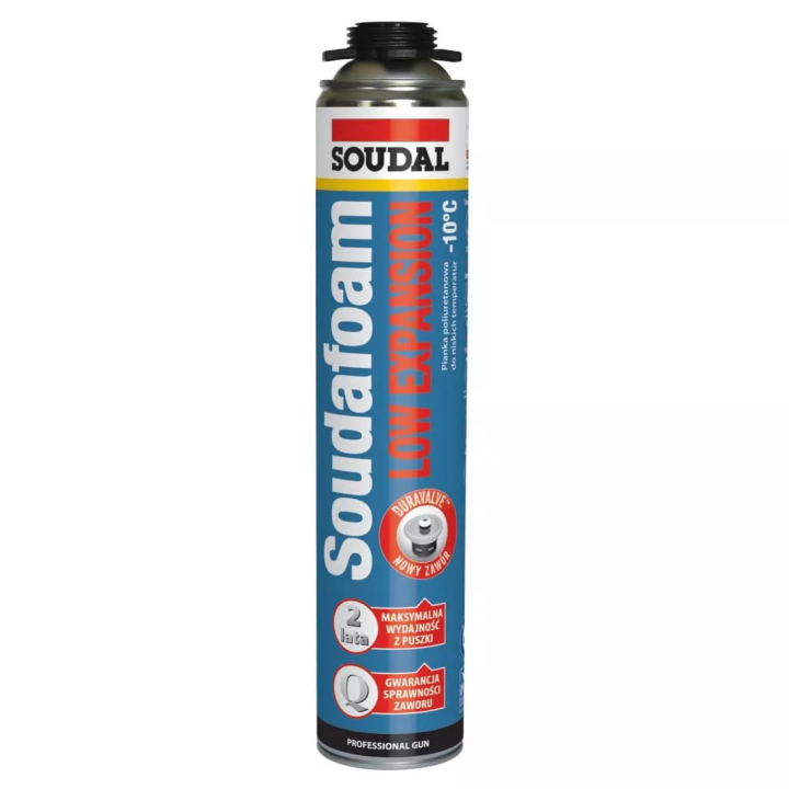 Soudal - pianka pistoletowa niskorozprężna Soudafoam LE do -10°C
