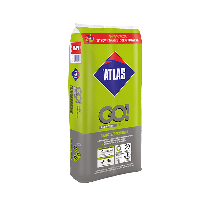 Atlas - gładź szpachlowa GO! Start & Finish