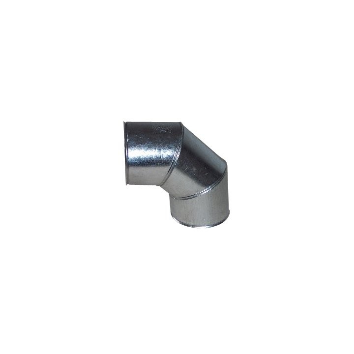 Xplo -  płaszcz ochronny z blachy stalowej ocynkowanej - kolano fi 130 mm