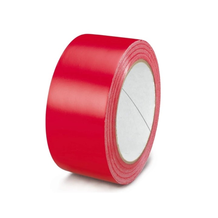 Xplo Folie i Taśmy -  taśma klejąca PCV AT7 - czerwona 30 mm