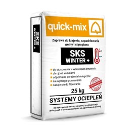 Quick-mix - zaprawa do klejenia, szpachlowania wełny i styropianu SKS Winter+