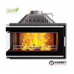 Kawmet - fireplace insert Corner W16 premium with a damper