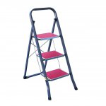 Drabex - aluminum folding stool with handrail TP 8033